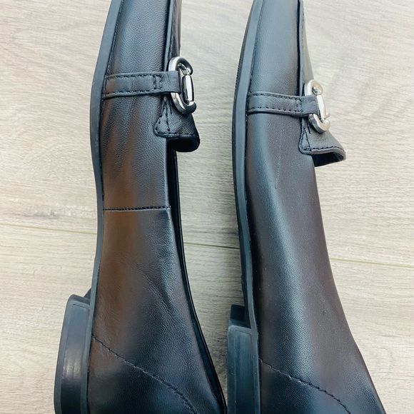 Use women Munro Loafers Black Leather size 8 - Picture 7 of 11